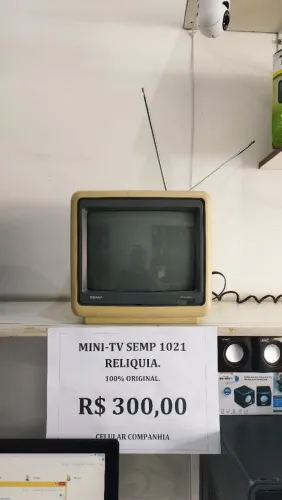 MINI TV SEMP 1021 ORIGINAL RELÍQUIA VINTAGE