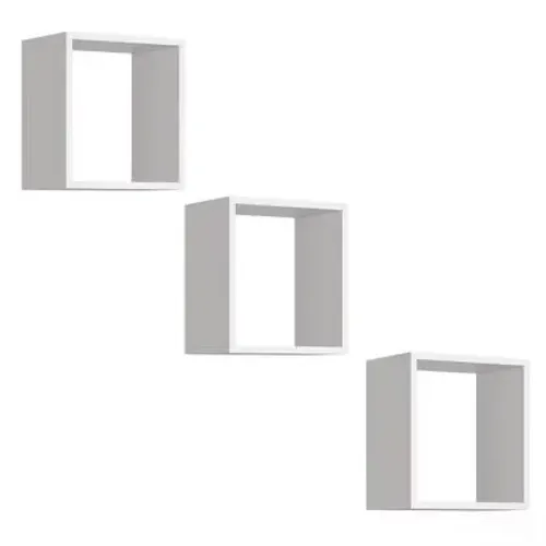 Trio nichos madeira MDF