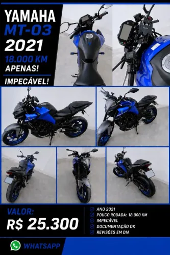 MT 03 impecável