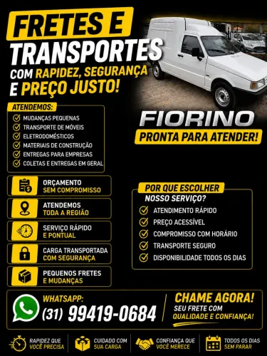 Fretes entregas Fiorino 