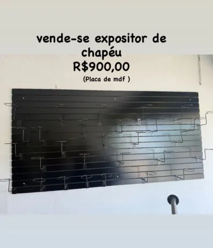 Expositor de chapéu.