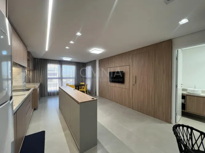 Apartamento para Locação em Campinas, Nova Campinas, 1 dormitório, 1 suíte, 2 banheiros, 2