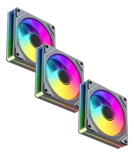 Kit 6 Ventoinha Argb Snowman Reverse/foward