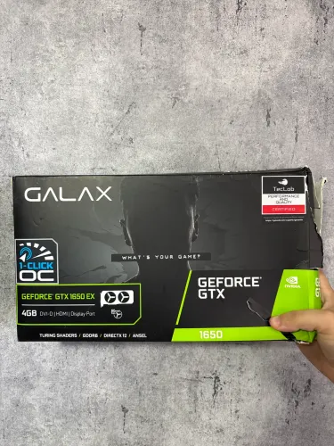 Placa de vídeo GEFORCE GTX 1650 EX 4GB GALAX