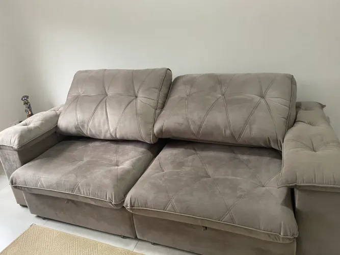 SOFÁ RETRÁTIL SUEDE 2.50 M