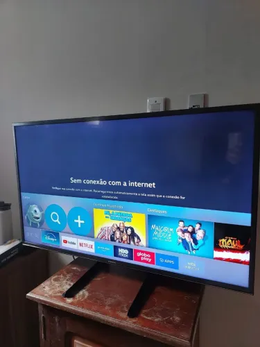 SMART TV SAMSUNG 43" EM PERFEITO ESTADO DE CONSERVAÇÃO E NUNCA FOI MEXIDA