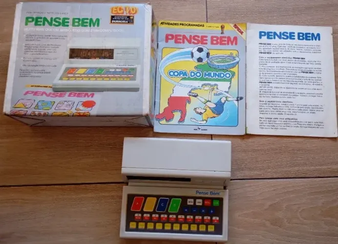 ( Leia ) Pense Bem Tec Toy Anos 80 + Livro Copa Do Mundo