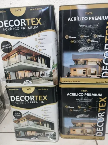 Vendo tinta acrílico Premium, interior e exterior.