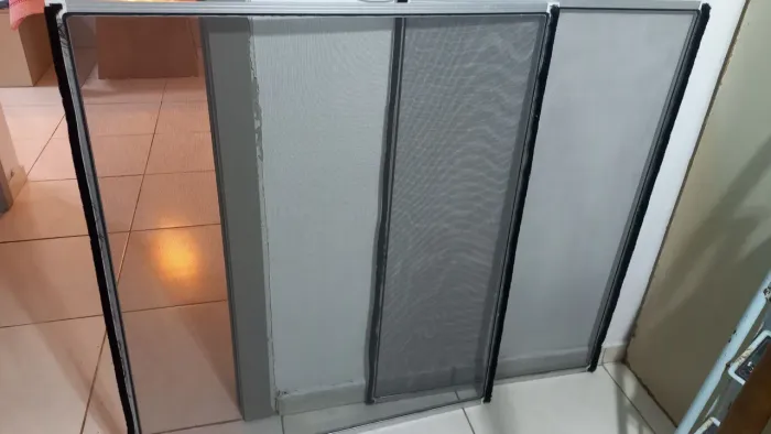 Telas mosquiteiro, perfil alumineo, encaixe