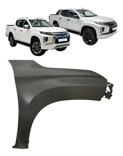 Paralama Direito Mitsubishi L200 Triton 2022 2023 Sem Furo Direito