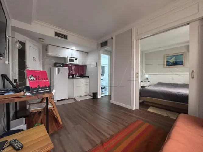 Flat The World: apartamento mobiliado de 30m² na Vila Olímpia, pronto para morar ou invest