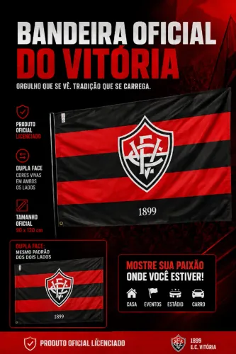Bandeira Oficial do Vitória - Nova