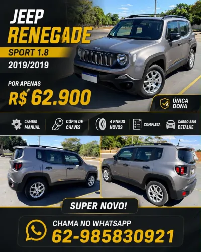 Jeep Renegade Sport 1.8 4X2 Flex 16V Aut. 2019