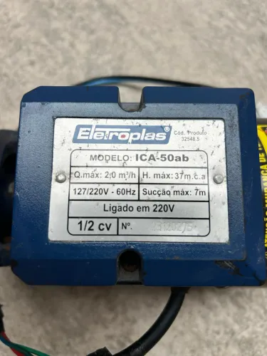 Motobomba Eletroplas ICA 50 ab