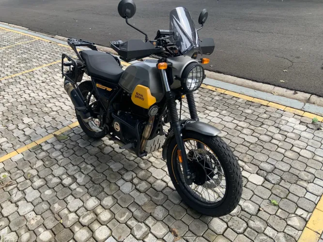 Royal Enfield Scram 411 (2025) - Apenas 4.800 km - Na Garantia + Acessórios