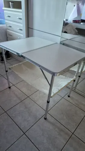 Mesa dobrável camping