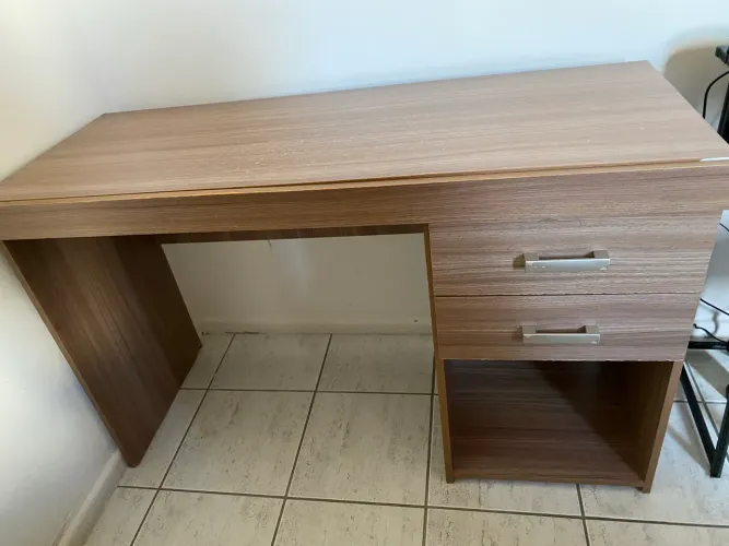 Escrivaninha / Mesa de Escritório com 2 Gavetas