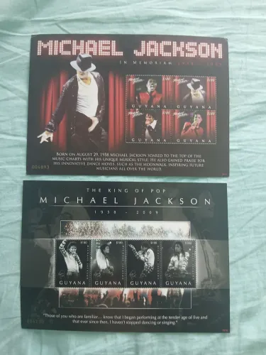 Lote de selos - Michael Jackson 