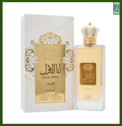 Perfume Árabe Ana Al Awwal Golden 100ml EDP - Nusuk (Original, Adipec!)
