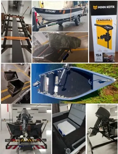 Barco plataformado e equipado para pesca ! Impecável !