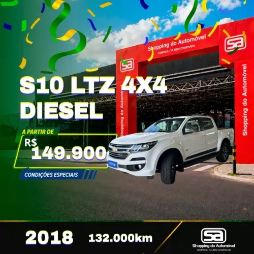 Chevrolet S10 Pick-up LTZ 2.8 TDI 4X4 CD Dies.aut 2018