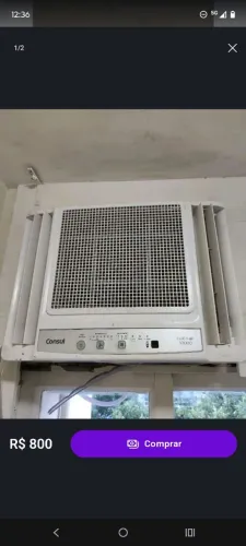 Ar condicionado Consul 10 BTS com controle