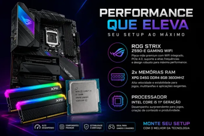 Kit -> ROG STRIX Z590-E GAMING WIFI + i5 + 16Gb DDR4 3.600Mhz