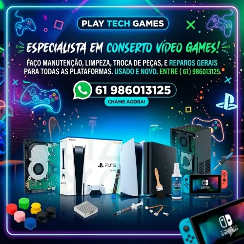 Manutenção Vídeo Game 
