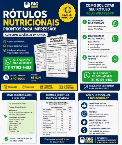 Rótulos Prontos (Arte Pronta)