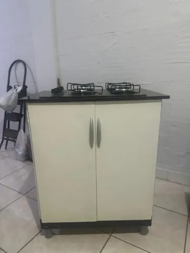 Fogão Cooktop Itatiaia 4 bocas com armário mangueira e registro e extensão de 3 metros