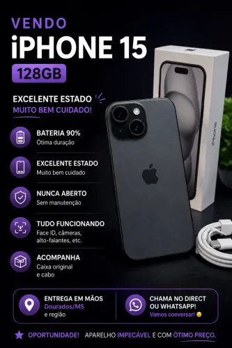 iPhone 15 - 128 GB 