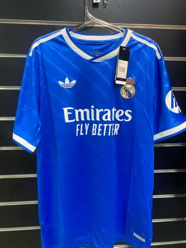 Camisa Real Madrid Azul 23/24 | Modelo Jogador Premium | Frete Grátis
