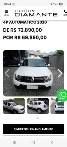 Renault Duster Expression1.6 Flex 16V Aut. 2020