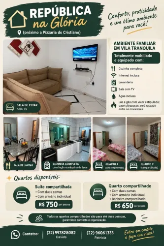 Aluguel de quarto compartilhado
