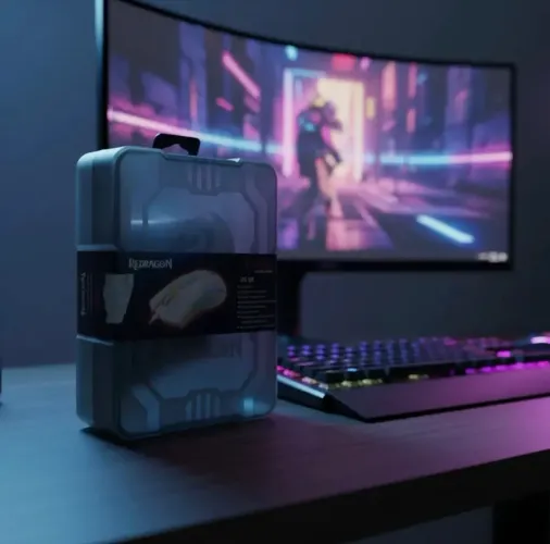 Mouse Redragon Cobra Luna White Original 