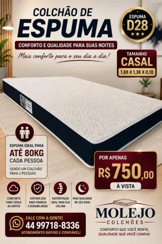 Colchão Direito da Fábrica