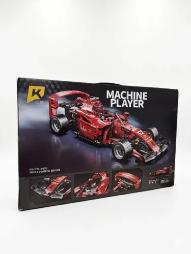 CARRO DE BLOCOS DE MONTAR VERMELHO - 455 PEÇAS