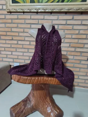 Colete lã feminina