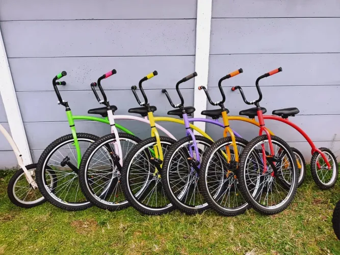 Bicicleta retrô bike com pintura automotiva