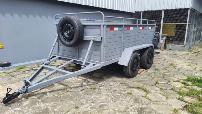 CARRETINHA DE CARGA EIXO DUPLO