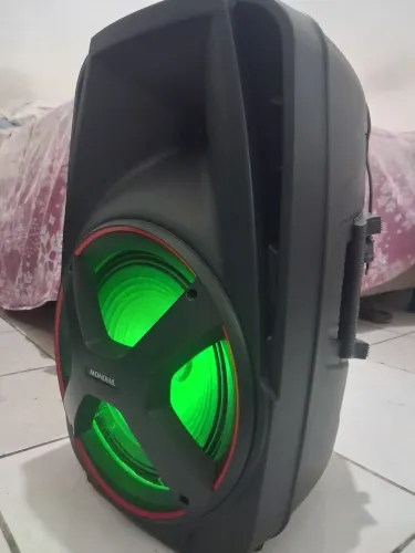 Caixa de Som Amplificada Mondial CM-550 550W RMS Bluetooth - Perfeito Estado!