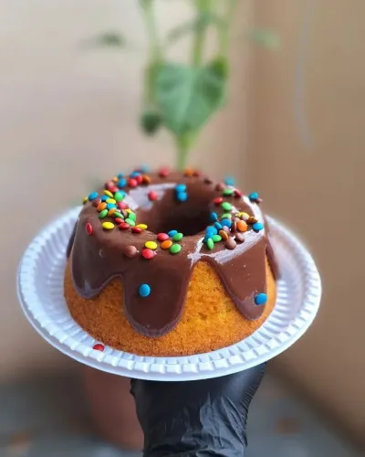 Bolo vulcão 