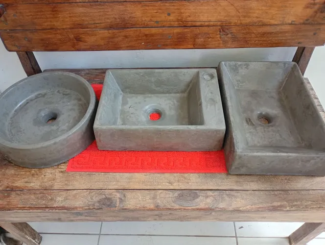 cuba pia de concreto