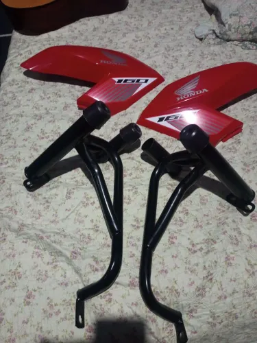 Acessórios para moto fan 160 vermelha