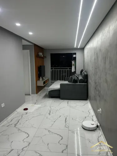 Apartamento 54m²| 2 Quartos| 1 Vaga| Mobiliado no Residencial Flor de Lotus