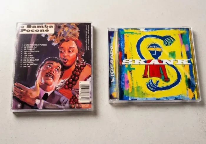 Kit CDs Skank (O Samba Poconé + Siderado) | Pop Rock Anos 90 (Lote ou Avulso)