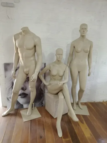 manequim de fibra expositor para loja