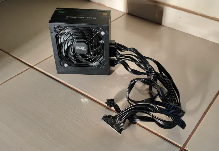Fonte Acer AC550 Preta, Full Modular 550W