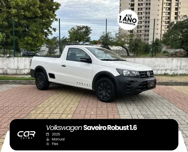Volkswagen Saveiro Robust 1.6 Total Flex 16V 2025