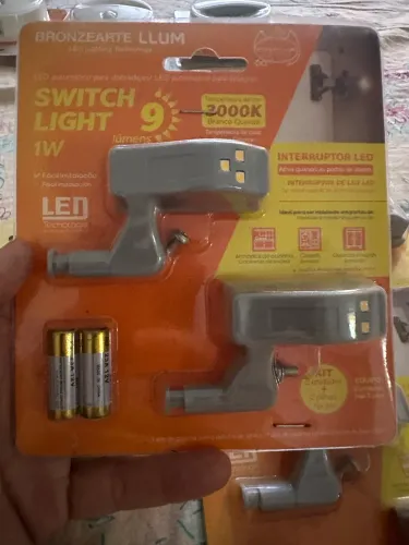 Kit Luminária para Móveis LED 1W Switch Light da LLUM